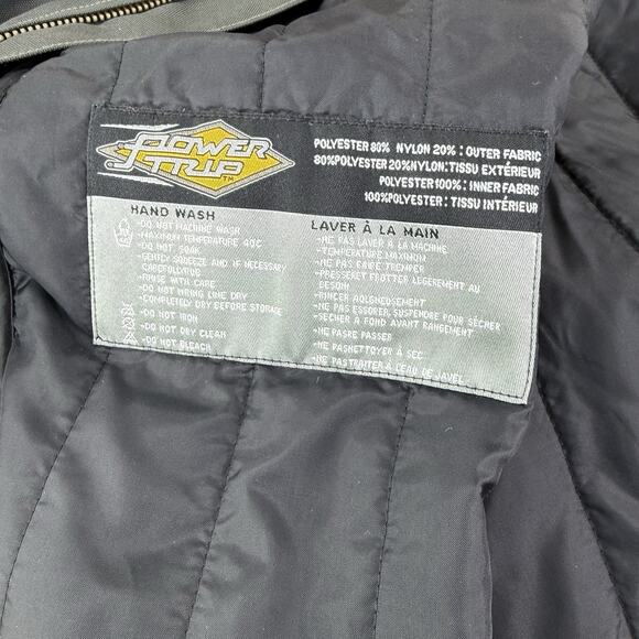 Power Trip Mens Motorcycle Jacket Padded Removable Layer Nylon Full Zip Medium - Picture 8 of 9